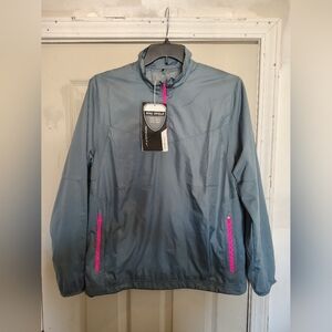 Nike Golf 1/4 Zip Jacket  With Gray Pink Pockets